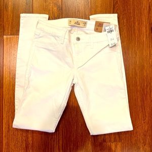 NWT Hollister Super Skinny Jeans White